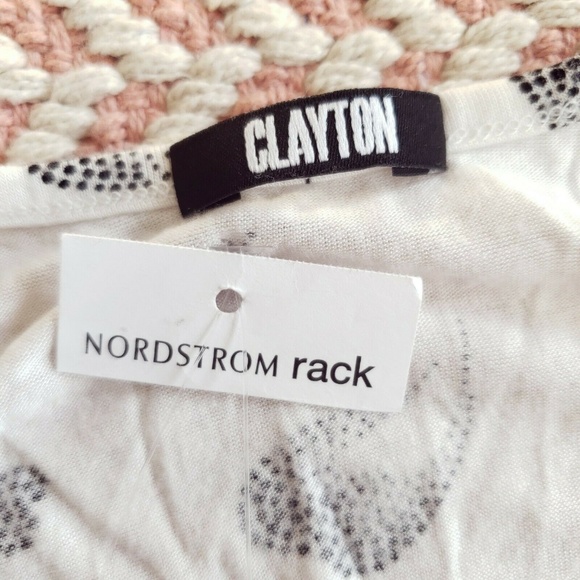 CLAYTON Olympia tshirt tank mini black heart dress - Picture 7 of 8